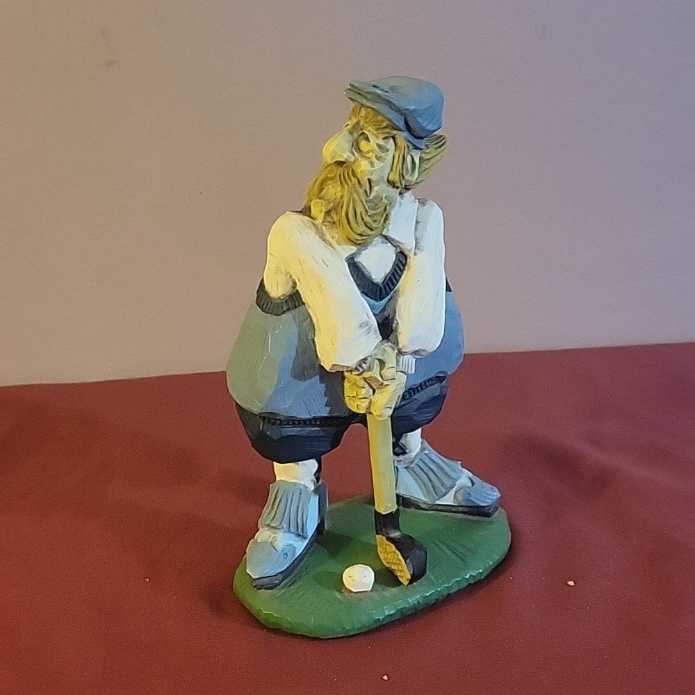 The Golfer - The David Frykman Portfolio, Coyne's & Co. - Golfer in Blue Outfit 